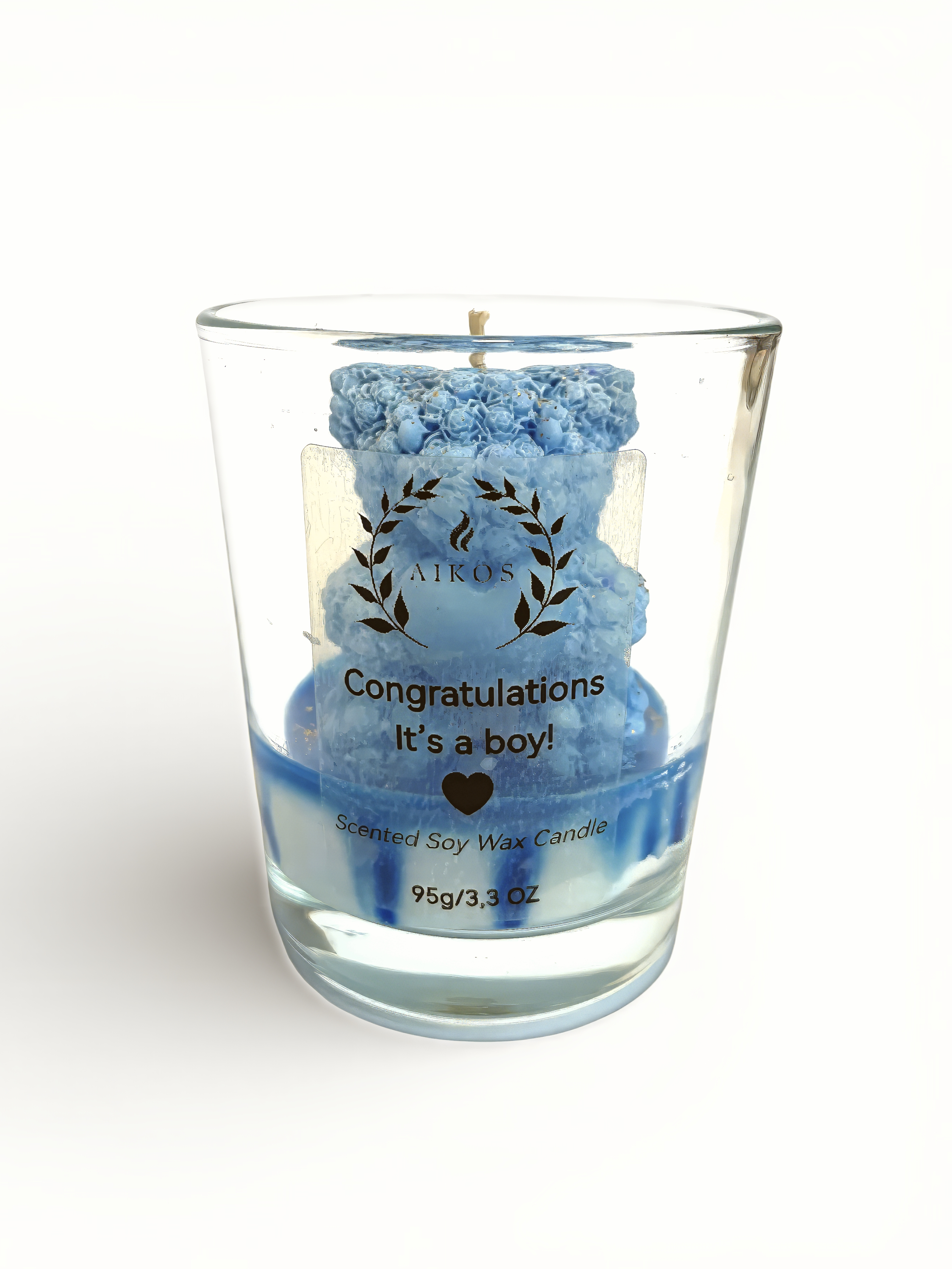 Świeca Zapachowa Sojowa- Gratulacje - to chłopiec!