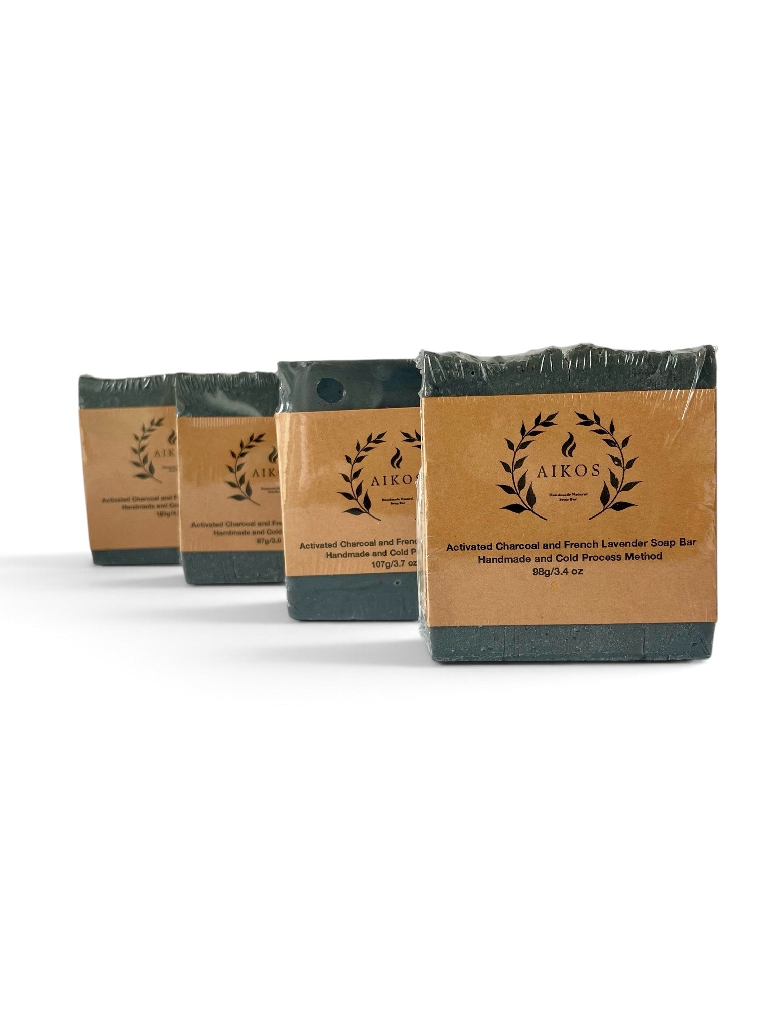 Mydło naturalne Węgiel Aktywny & Lawenda – cold process, 100 g