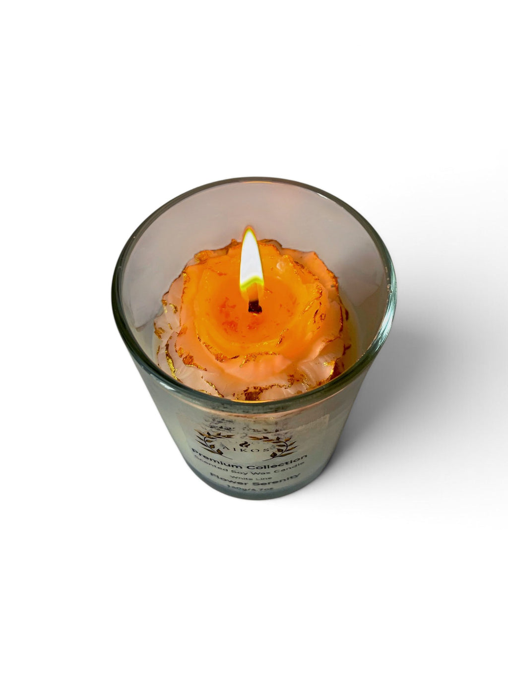 Świeca sojowa zapachowa Flower Serenity – Biała Linia, 140g